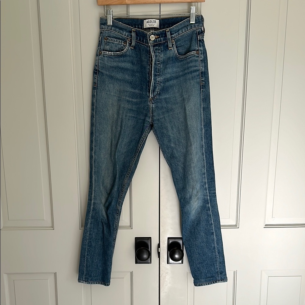 AGOLDE Nico High Rise Slim Fit